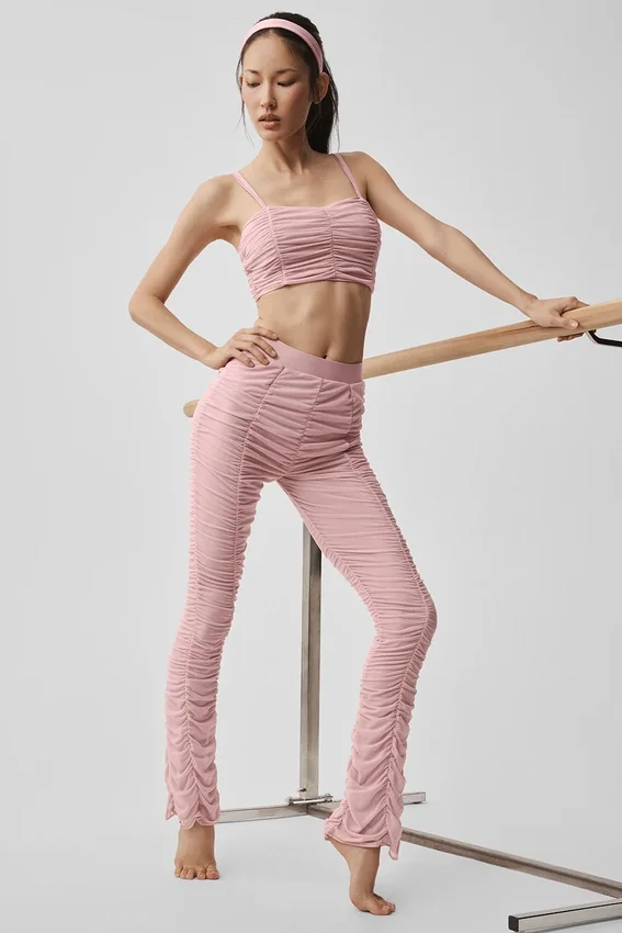 High-Waist Airlift Cherish Tayt - Vintage Pembe