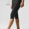 High-Waist Airlift Divine Capri - Siyah