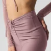 High-Waist Airlift Divine Kapri - Dumanlı Kuvars