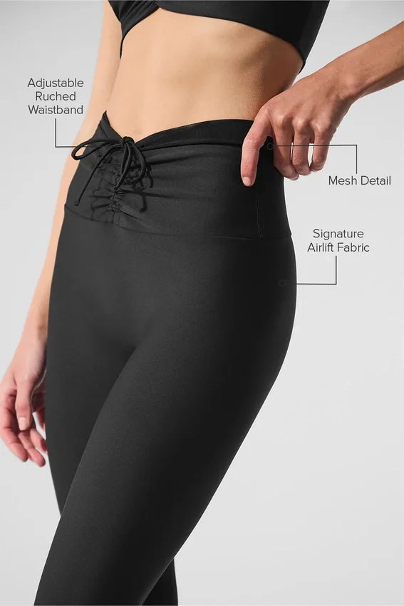 High-Waist Airlift Divine Tayt - Siyah