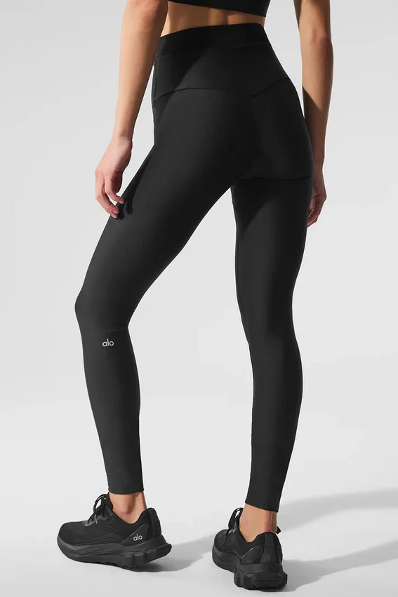 High-Waist Airlift Divine Tayt - Siyah