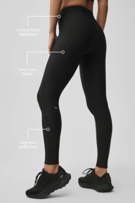 High-Waist Airlift Evolve Tayt – Siyah