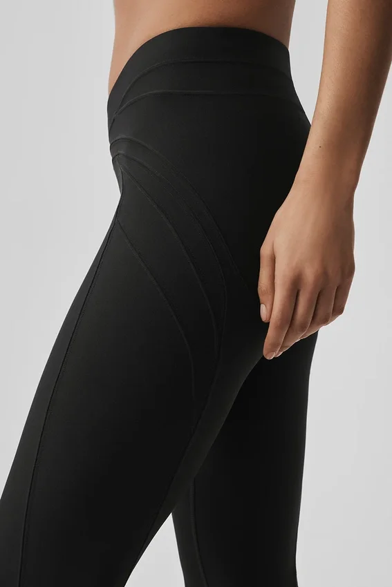 High-Waist Airlift Evolve Tayt - Siyah