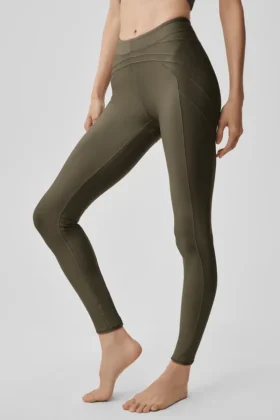 High-Waist Airlift Evolve Tayt – Zeytin Ağacı