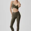 High-Waist Airlift Evolve Tayt - Zeytin Ağacı