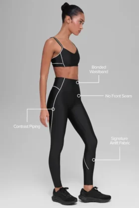 High-Waist Airlift Haven Tayt – Siyah/Beyaz