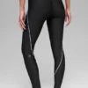 High-Waist Airlift Haven Tayt - Siyah/Beyaz