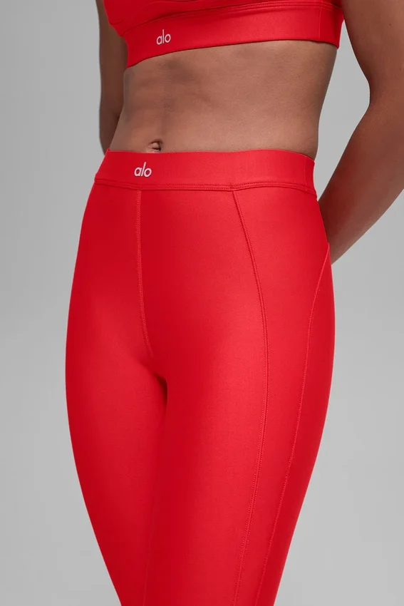 High-Waist Airlift Ignite 7/8 Tayt - Parlak Kırmızı