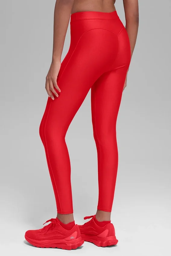 High-Waist Airlift Ignite 7/8 Tayt - Parlak Kırmızı