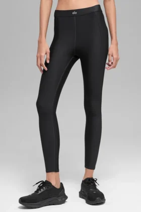 High-Waist Airlift Ignite 7/8 Tayt - Siyah