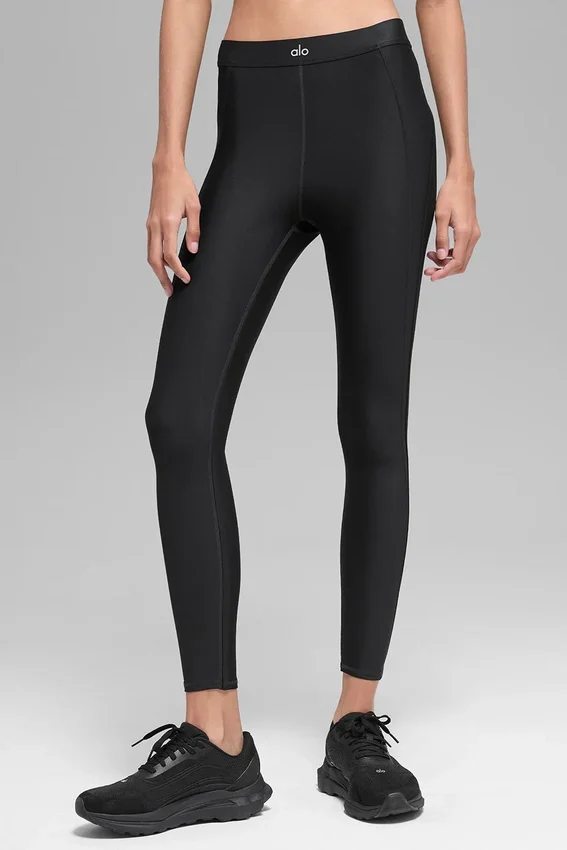 High-Waist Airlift Ignite 7/8 Tayt - Siyah