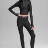 High-Waist Airlift Ignite 7/8 Tayt - Siyah