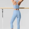 High-Waist Airlift Kapri - Deniz Kabuğu Mavisi