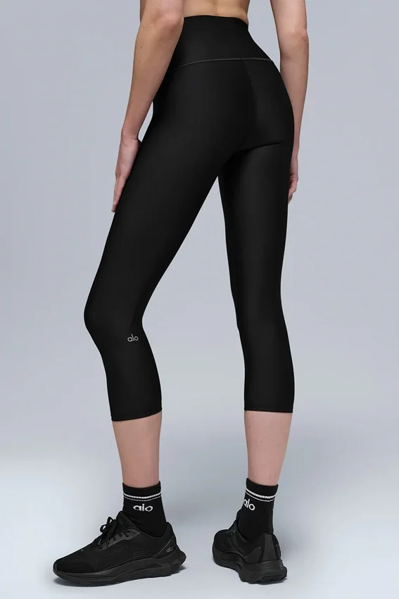 High-Waist Airlift Kapri | Yoga Kaprileri