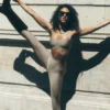High-Waist Airlift Legging - Açık Kakao