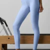 High-Waist Airlift Legging - Açık Provence Mavisi
