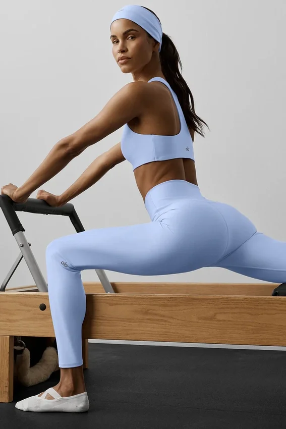 High-Waist Airlift Legging - Açık Provence Mavisi