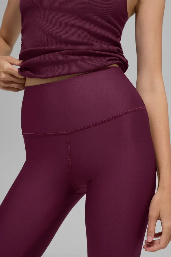 High-Waist Airlift Legging - Bordo