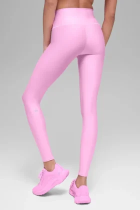 High-Waist Airlift Legging – Şeker Kalp Pembesi