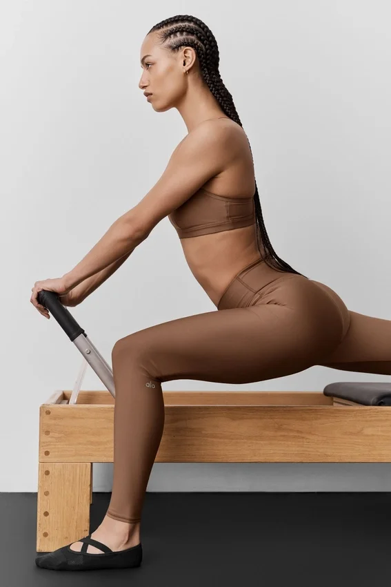 High-Waist Airlift Legging - Güneşten Öpülmüş Kahverengi