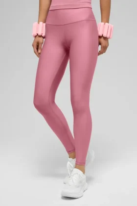 High-Waist Airlift Legging – Pembe Yabani Gül