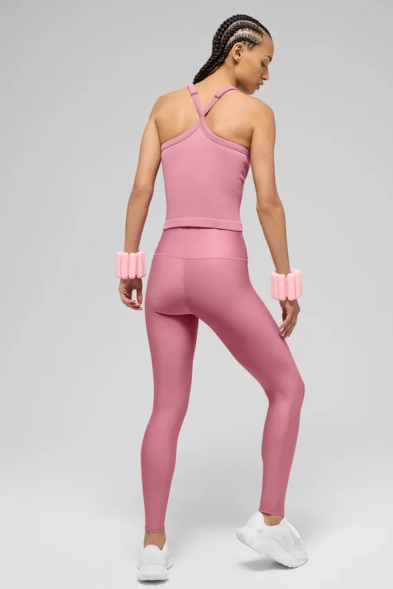 High-Waist Airlift Legging - Pembe Yabani Gül