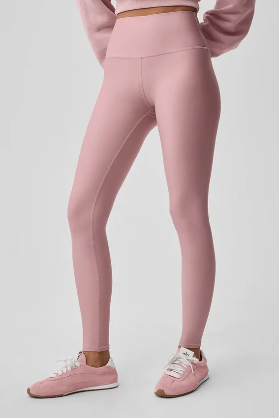 High-Waist Airlift Legging - Vintage Pembe