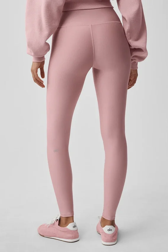 High-Waist Airlift Legging - Vintage Pembe