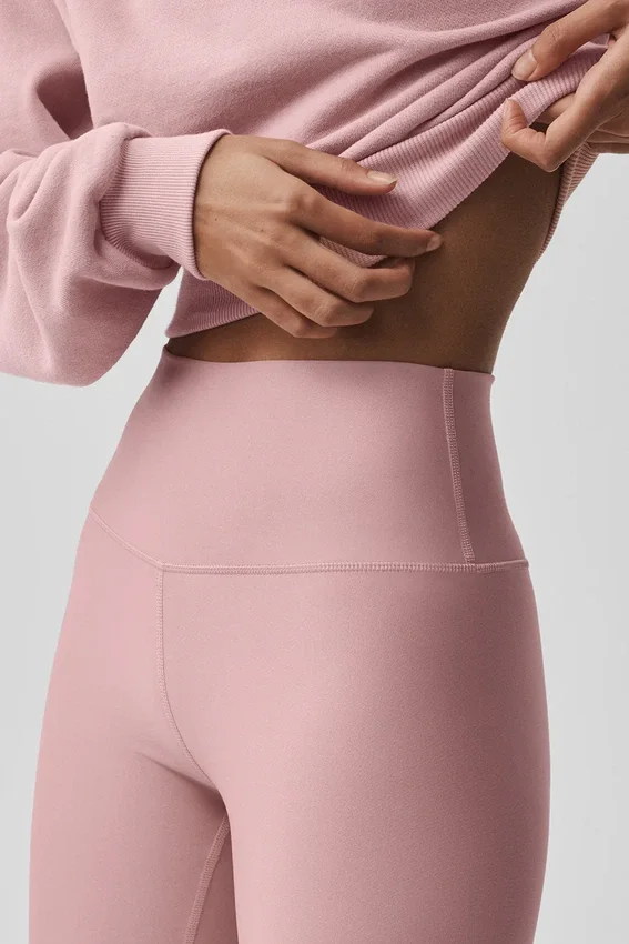 High-Waist Airlift Legging - Vintage Pembe