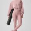 High-Waist Airlift Legging - Vintage Pembe