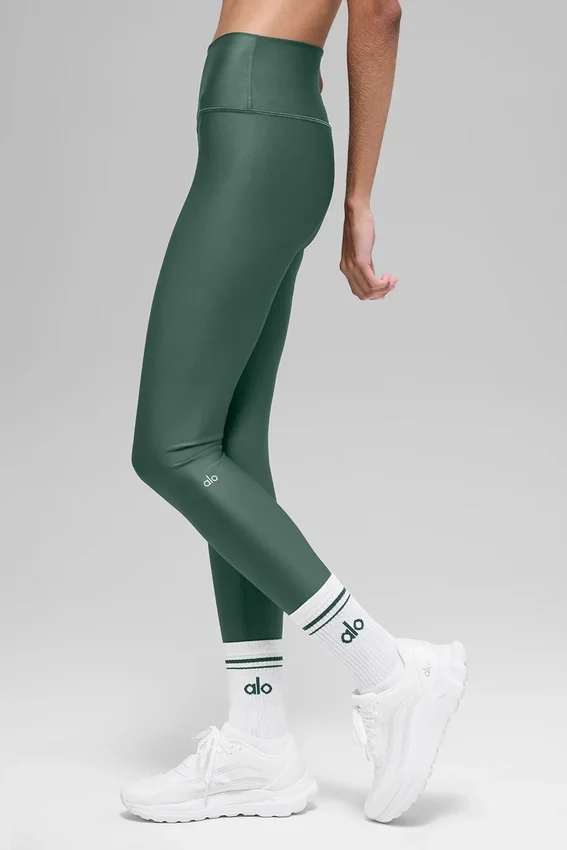 High-Waist Airlift Legging - Yonca Yeşili