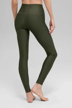 High-Waist Airlift Legging – Zeytin Yeşili