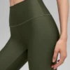 High-Waist Airlift Legging - Zeytin Yeşili