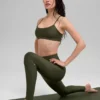 High-Waist Airlift Legging - Zeytin Yeşili