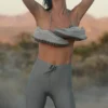 High-Waist Airlift Light Speed Tayt - Ay Gri