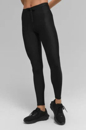 High-Waist Airlift Light Speed Tayt - Siyah