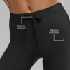 High-Waist Airlift Light Speed Tayt - Siyah