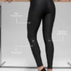 High-Waist Airlift Mesh Infatuation Tayt - Siyah