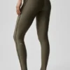High-Waist Airlift Suit Up Tayt - Zeytin Ağacı/Zeytin Ağacı