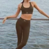 High-Waist Airlift Suit Up Taytlar - Espresso
