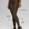 High-Waist Airlift Suit Up Taytlar - Espresso