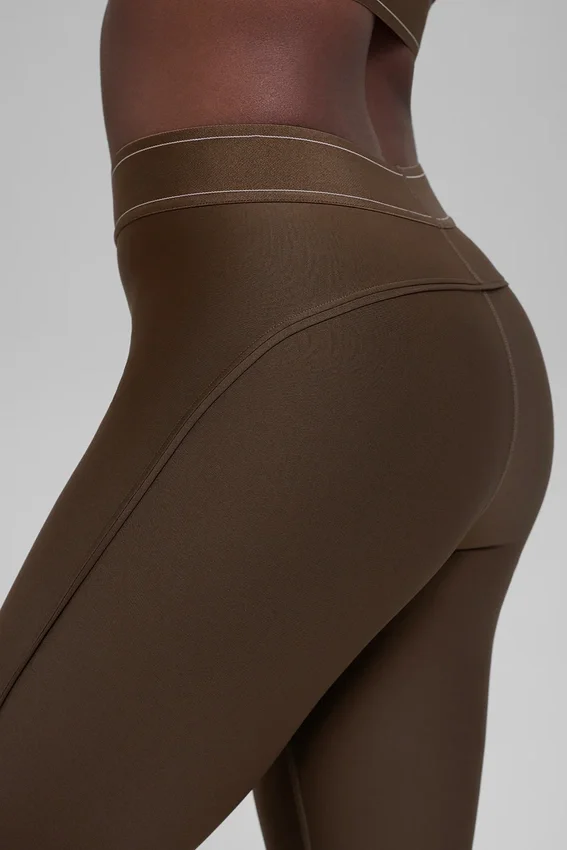 High-Waist Airlift Suit Up Taytlar - Espresso
