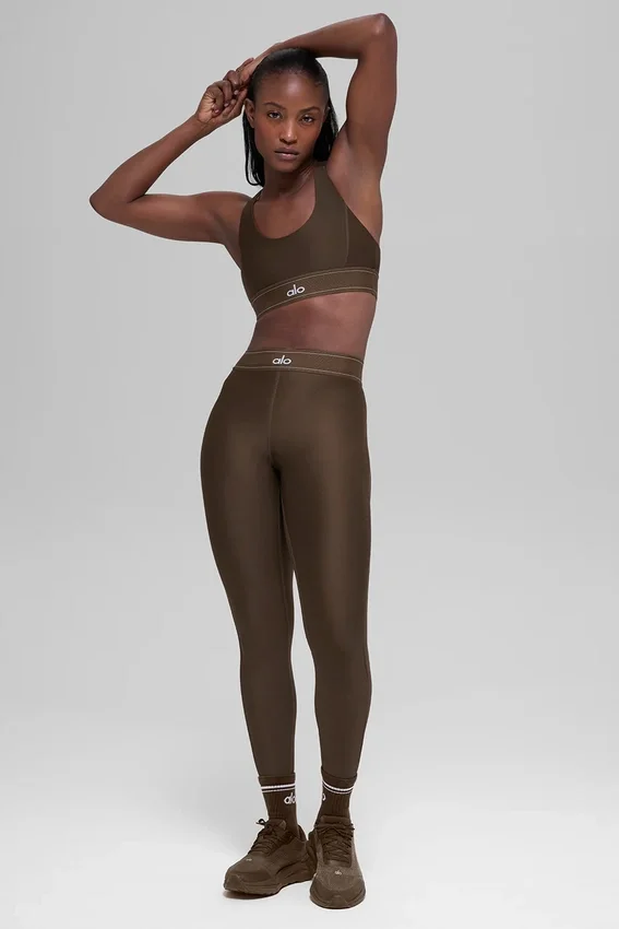 High-Waist Airlift Suit Up Taytlar - Espresso