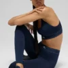 High-Waist Airlift Suit Up Taytlar - Lacivert/Lacivert