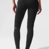 High-Waist Airlift Suit Up Taytlar - Siyah/Beyaz