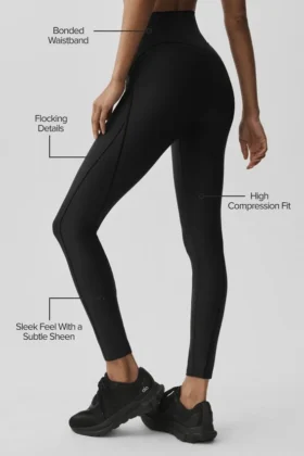 High-Waist Airlift Top-Notch Legging – Siyah