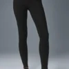 High-Waist Alosoft Ev Taytı - Siyah