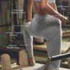High-Waist Alosoft Heart Throb Tayt - Atletik Melanj Gri/Beyaz