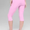 High-Waist Alosoft Iconic 90'S Kapri - Şeker Kalp Pembesi