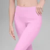 High-Waist Alosoft Iconic 90'S Kapri - Şeker Kalp Pembesi